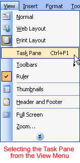 View Task Pane