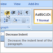 Indents and Tabs