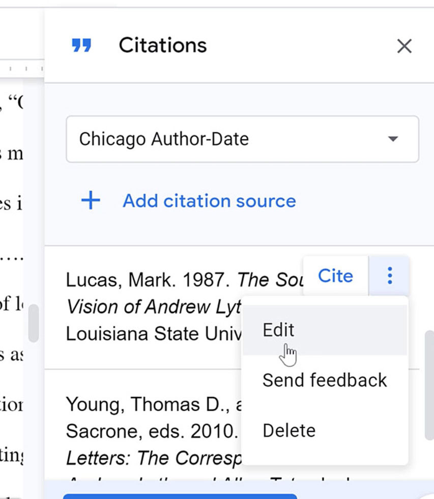 editing citation source