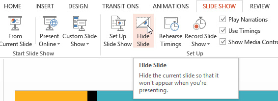 Screenshot of PowerPoint 2013