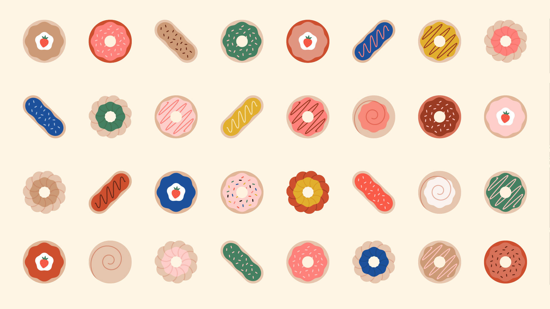 selection of donuts