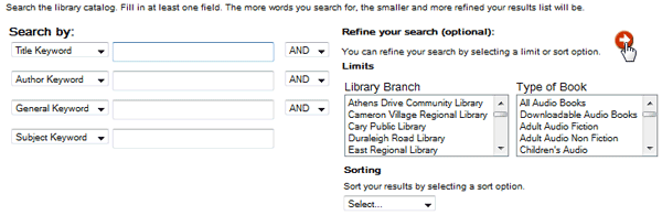 An electronic card catalog