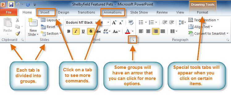 PowerPoint Ribbon