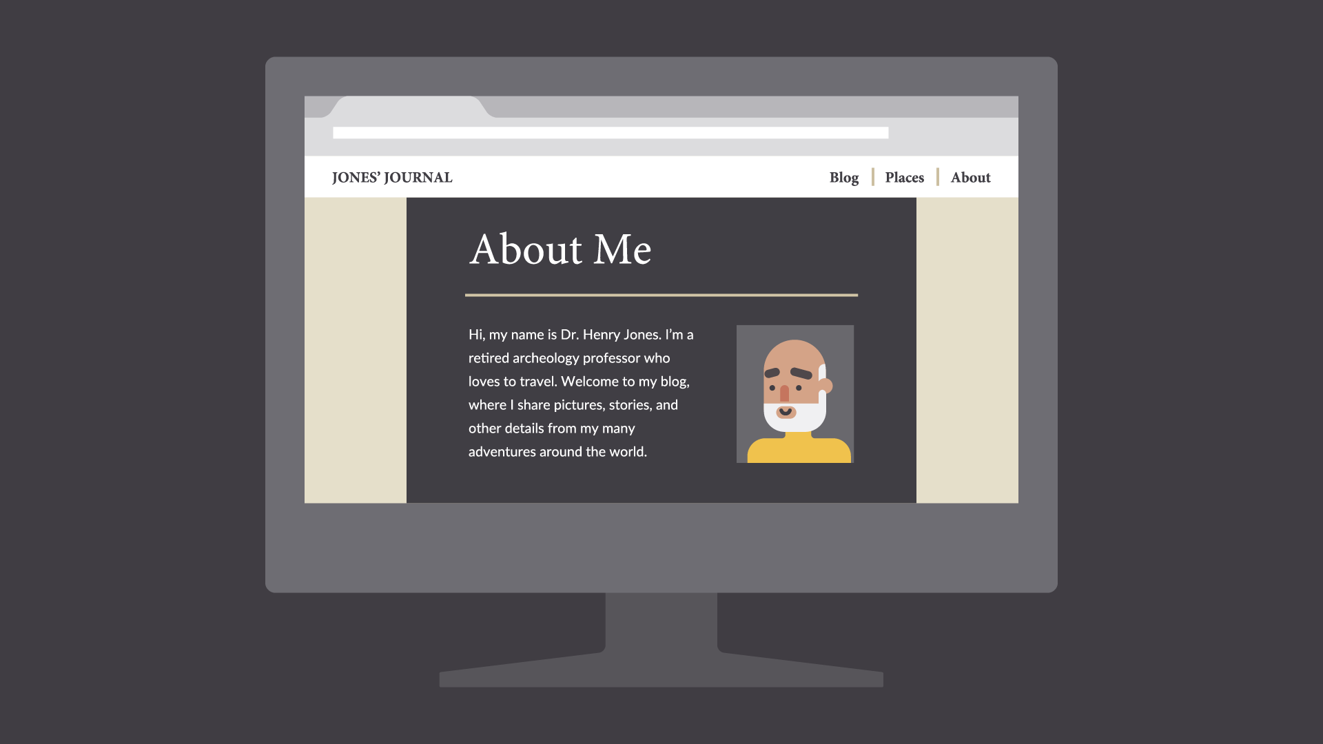 modern website