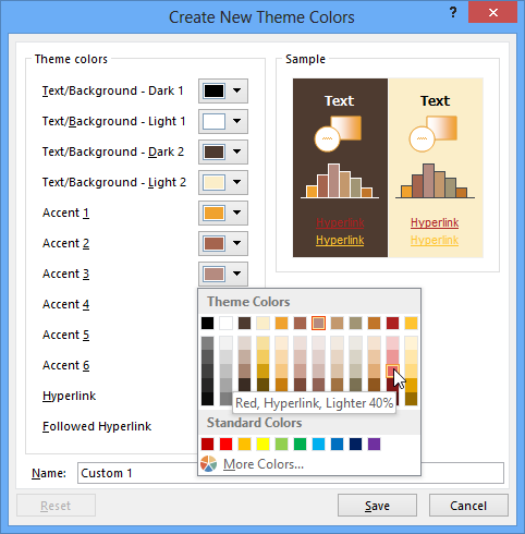 Screenshot of PowerPoint 2013