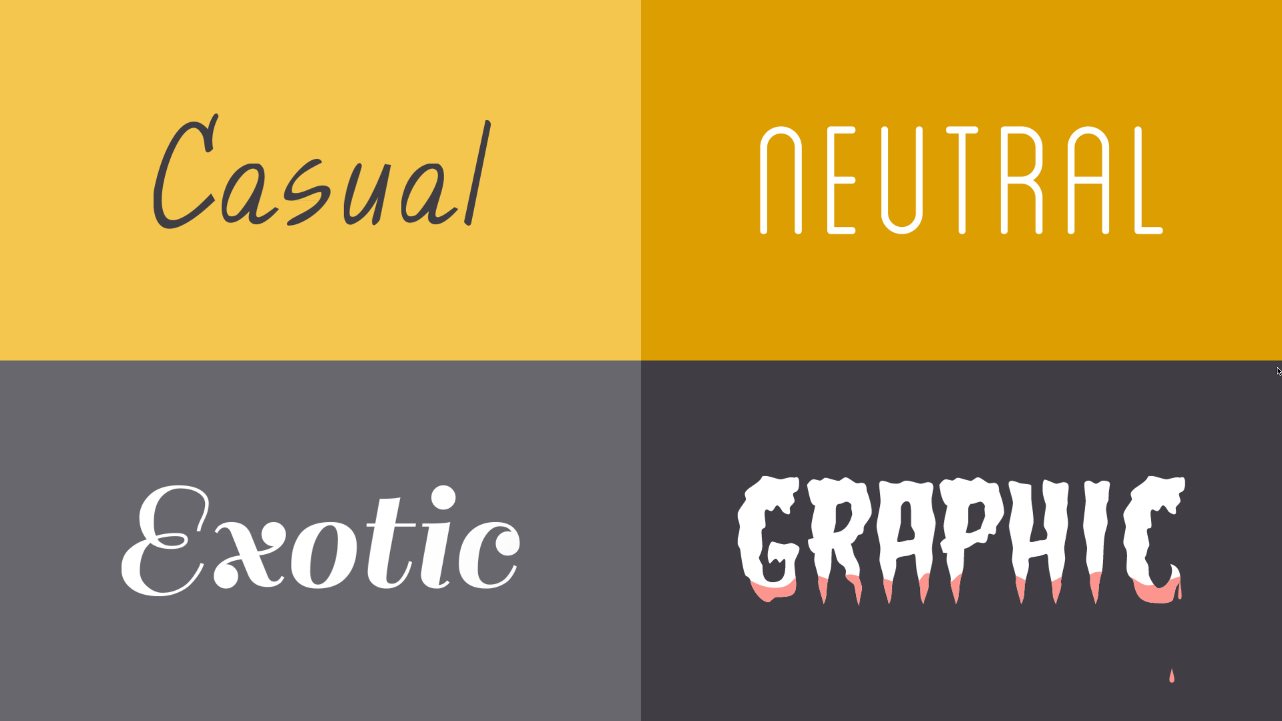 choosing a font style