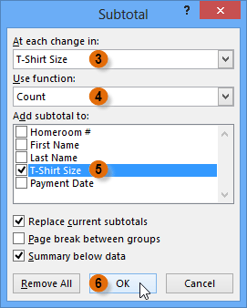 Screenshot of Excel 2013