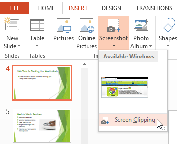 Screenshot of PowerPoint 2013