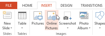 Screenshot of PowerPoint 2013