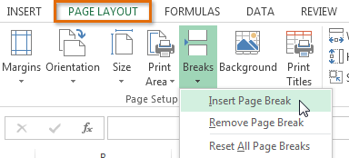 Screenshot of Excel 2013