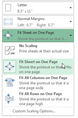 Screenshot of Excel 2013