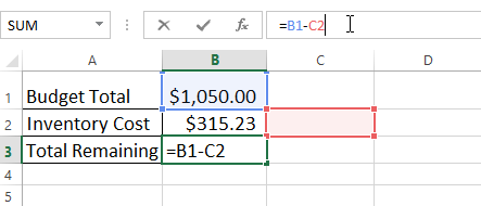 Screenshot of Excel 2013