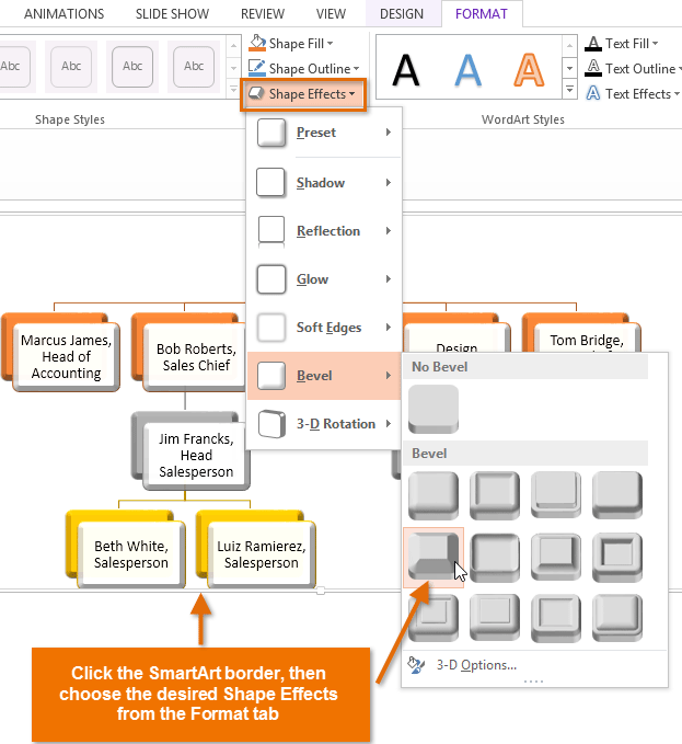 Screenshot of PowerPoint 2013