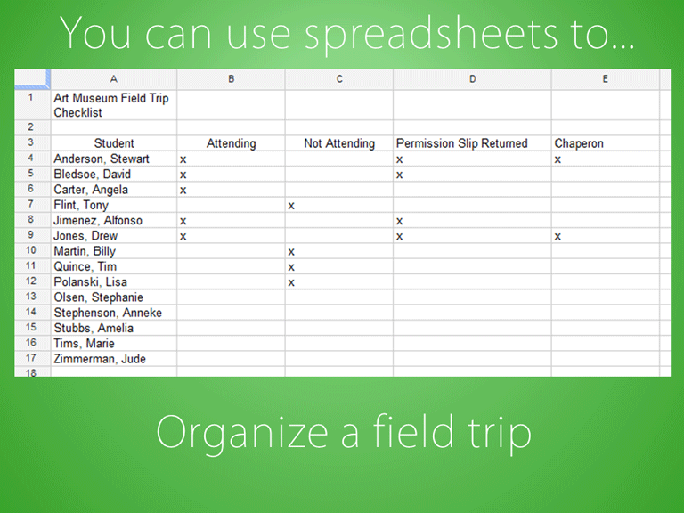 slide 1 - you can organize a field trip