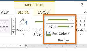 Screenshot of Word 2013