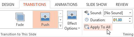 Screenshot of PowerPoint 2013