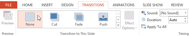 Screenshot of PowerPoint 2013