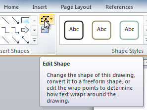 The Edit Shape command